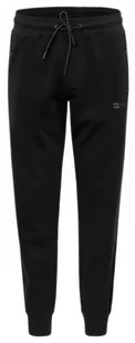 Męskie Spodnie Dresowe - Pako Jeans - Czarne - Spodnie męskie - miniaturka - grafika 1