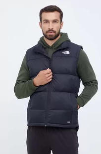 The North Face bezrękawnik puchowy męski kolor czarny zimowy - Kamizelki męskie - miniaturka - grafika 1