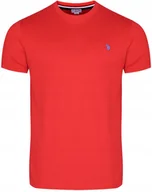 Koszulki męskie - T-SHIRT MĘSKI U.S. POLO ASSN. - MICK 154 65060 49351 352 KOSZULKA KORALOWA - miniaturka - grafika 1