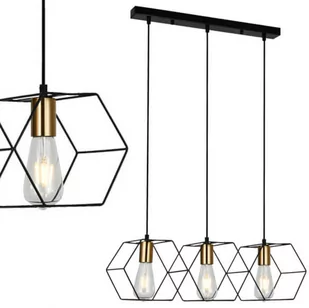 Lampa wisząca Aina PND-74889-3-BK Italux - Lampy sufitowe - miniaturka - grafika 2