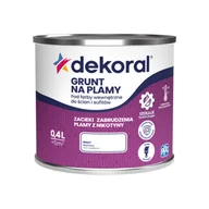 Farby wewnętrzne - Dekoral Grunt na plamy biały 0,4 l - miniaturka - grafika 1