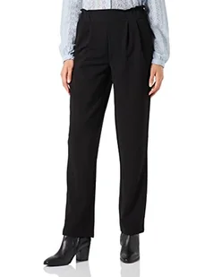 Vila Damskie spodnie VIFEBA HW Pants/KA, czarne, 38, czarny, 38 - Spodnie damskie - miniaturka - grafika 1