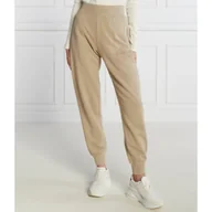 Dresy damskie - CALVIN KLEIN JEANS Spodnie dresowe | Regular Fit - miniaturka - grafika 1