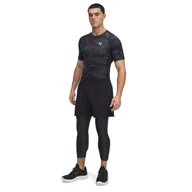 Spodnie męskie - Męskie legginsy treningowe Under Armour UA Heat Gear Armour 3/4 Legging - czarne - miniaturka - grafika 1