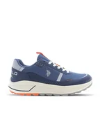 Trampki męskie - U.S. Polo Assn. Sneakersy w kolorze niebieskim - miniaturka - grafika 1