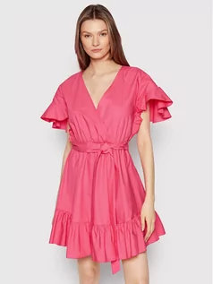 Sukienki - Fracomina Sukienka codzienna FP22SD1023W40001 Różowy Regular Fit - grafika 1