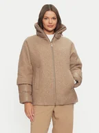 Kurtki damskie - Geox Kurtka zimowa Calithe W4615F TC192 F1793 Beżowy Regular Fit - miniaturka - grafika 1