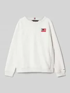 Swetry dla chłopców - Bluza o kroju relaxed fit z wyhaftowanym logo - miniaturka - grafika 1