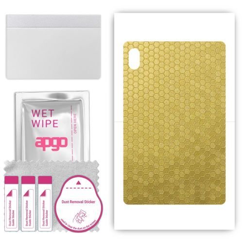 folia naklejka skórka strukturalna na TYŁ do Huawei MatePad 11 2023 - Plaster Miodu Złoty - apgo SKINS