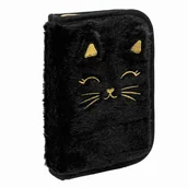Piórniki - Piórnik pojedyn z wyp Astrabag Fluffy Kitty Black - miniaturka - grafika 1
