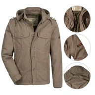 Odzież trekkingowa damska - Kurtka Turystyczna Męska Surplus Zimowa Airborne Olive - miniaturka - grafika 1