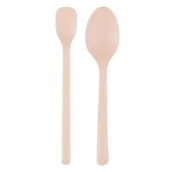 Sztućce dla dzieci - Zestaw łyżek LOVI Nude 35/585 (2 szt.) Beżowy - miniaturka - grafika 1