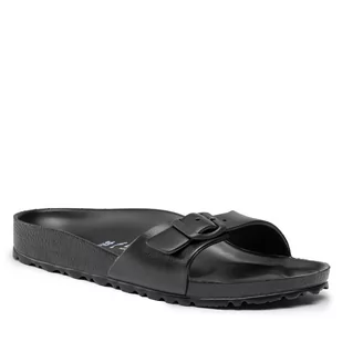Birkenstock Klapki Madrit 0128163 Black - Klapki i japonki damskie - miniaturka - grafika 1