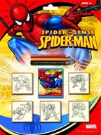 Zabawki kreatywne - Multiprint Spiderman Pieczątki w blistrze 5 szt - miniaturka - grafika 1