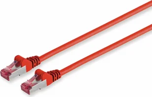 Kabel sieciowy patch S/CONN o maksymalnej łączności, kat. 6A, S/FTP, PIMF, bezhalogenowy, GHMT-CERTIFIED, czerwony, 0,15 m (75711-A0.15R) - Kable miedziane - miniaturka - grafika 1