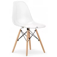 Krzesła - Przezroczyste krzesło do nowoczesnej kuchni - Naxin 4X - miniaturka - grafika 1