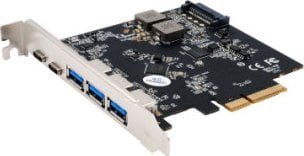 EXSYS EX-12006 5 portowa karta USB 3.2 Gen2 PCIe 3x USB-A i 2x USB-C