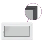 Tablice i flipcharty - vidaXL Okno piwniczne RISOR 110x50 cm uchylno-rozwierne DIN prawe - miniaturka - grafika 1