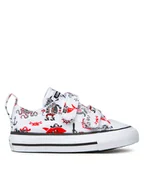 Buty dla chłopców - Converse Trampki Chuck Taylor All Star 2v Ox 772875C Biały - miniaturka - grafika 1