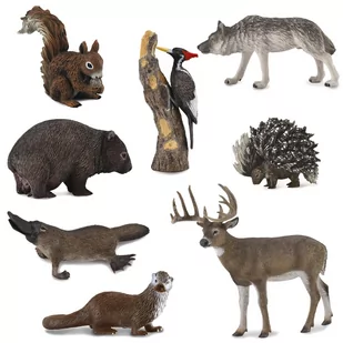 Collecta Zestaw figurek dla dzieci, figurki zwierzęta leśne 3+ - Figurki dla dzieci - miniaturka - grafika 1
