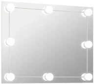Lustra - Nowoczesne wiszące lustro z oświetleniem LED 70x50 cm E2-E65 - miniaturka - grafika 1