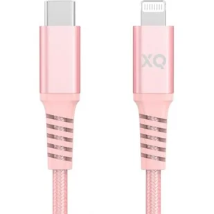 Kabel USB Typ-C - Lightning XQISIT 2m Różowy - Kable USB - miniaturka - grafika 1