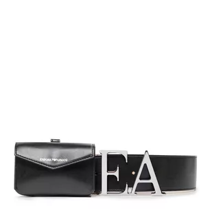 Armani Pasek Damski EMPORIO Y3I317 Y389E 80001 Black - Paski - miniaturka - grafika 1