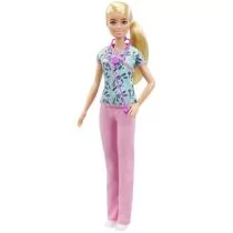 Mattel Kariera. DVF50 Pielęgniarka - Lalki dla dziewczynek - miniaturka - grafika 1