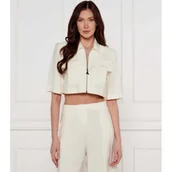 Bluzki damskie - Patrizia Pepe Bluzka | Cropped Fit - miniaturka - grafika 1