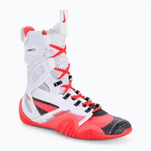 Buty bokserskie Nike Hyperko 2 white/bright crimson/black - Pozostałe akcesoria do sportów walki - miniaturka - grafika 1