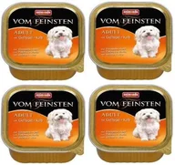 Mokra karma dla psów - Animonda Dog Vom Feinsten Adult smak: drób i cielęcina 6 x 150g - miniaturka - grafika 1
