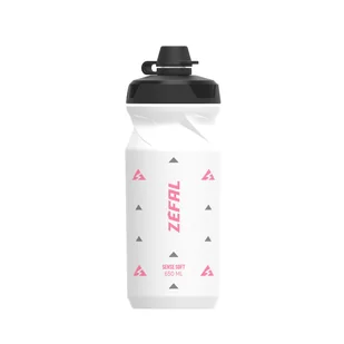 Bidon ZEFAL SENSE SOFT 65 NO-MUD BOTTLE ZF-155R – Biały - Akcesoria rowerowe - miniaturka - grafika 1