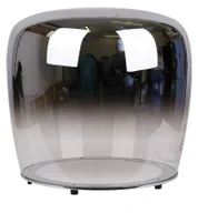 Lampy stojące - Lampa stołowa czarna szklana kula LED V046 Jobres - miniaturka - grafika 1