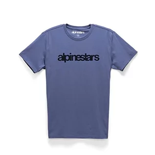 Koszulki męskie - Alpinestars Heritage Word Premium T-Shirt męski niebieski niebieski XXL - grafika 1