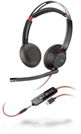 Słuchawki - Poly Blackwire 5220 C5220 USB C - miniaturka - grafika 1