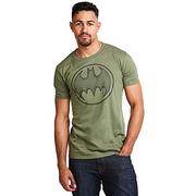 Koszulki męskie - DC Comics Koszulka męska Batman 3D, Zielony (wojskowe zielone wojskowe), M - miniaturka - grafika 1