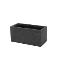 Donice - Blumfeldt Beliani czarna prostokątna 50 x 23 x 24 cm MYRA - miniaturka - grafika 1