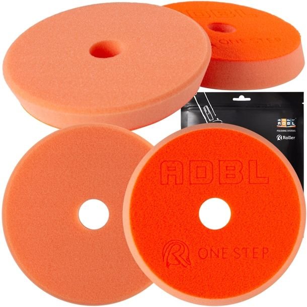 ADBL ROLLER PAD-DA ONE STEP Gąbka polerska na rzep 125 mm pomarańczowa 1szt