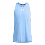 Koszulki sportowe męskie - Męski top do koszykówki Under Armour UA Zone Tank - niebieski - UNDER ARMOUR - miniaturka - grafika 1