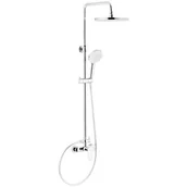 Zestawy prysznicowe - Zestaw prysznicowy natynkowy KFA ARMATURA Otava 5556-910-00 z deszczownicą Chrom - miniaturka - grafika 1