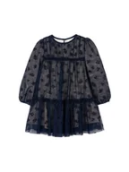 Sukienki i spódniczki dla dziewczynek - Mayoral Sukienka elegancka 4919 Granatowy Regular Fit - miniaturka - grafika 1