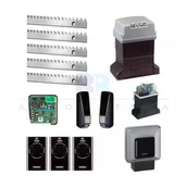 Zestawy do bram - FAAC Zestaw PRATICO 746 230V FULL do bram przesuwnych do 600 kg - miniaturka - grafika 1