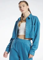 Bluzy damskie - REEBOK BLUZA DAMSKA KOSZULOWA NIEBIESKA NA GUZIKI L 0AXA3* L 0_X TŁA - miniaturka - grafika 1