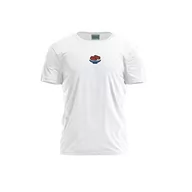 Koszulki męskie - Bona Basics, Męski T-shirt z cyfrowym nadrukiem,% 100 bawełna, biały, na co dzień, męskie topy, rozmiar: M, biały, M - miniaturka - grafika 1