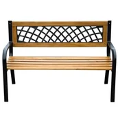 Ławki ogrodowe - Ławka parkowa 118 cm - miniaturka - grafika 1