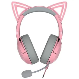 RAZER Kraken Kitty V2 Różowy - Słuchawki - miniaturka - grafika 1