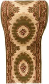 Wycieraczki - Zielony elegancki chodnik dywanowy vintage P7-L24 - miniaturka - grafika 1