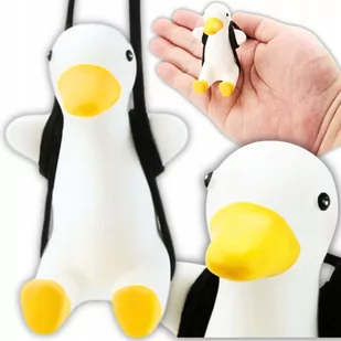ZAWIESZKA OZDOBNA KACZKA DEKORACJA AUTA DOMU BIURA GĘŚ GOOSE BRELOK - Zapachy samochodowe - miniaturka - grafika 1