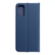 Etui i futerały do telefonów - Forcell Kabura LUNA Book Carbon do XIAOMI Redmi NOTE 10 5G niebieski - miniaturka - grafika 1