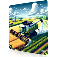 Podkładki pod mysz - PODKŁADKA GAMINGOWA Letnie Żniwa 30x30 TILT Prezent Na biurko - miniaturka - grafika 1